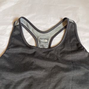 Grey north face quickdry tank top